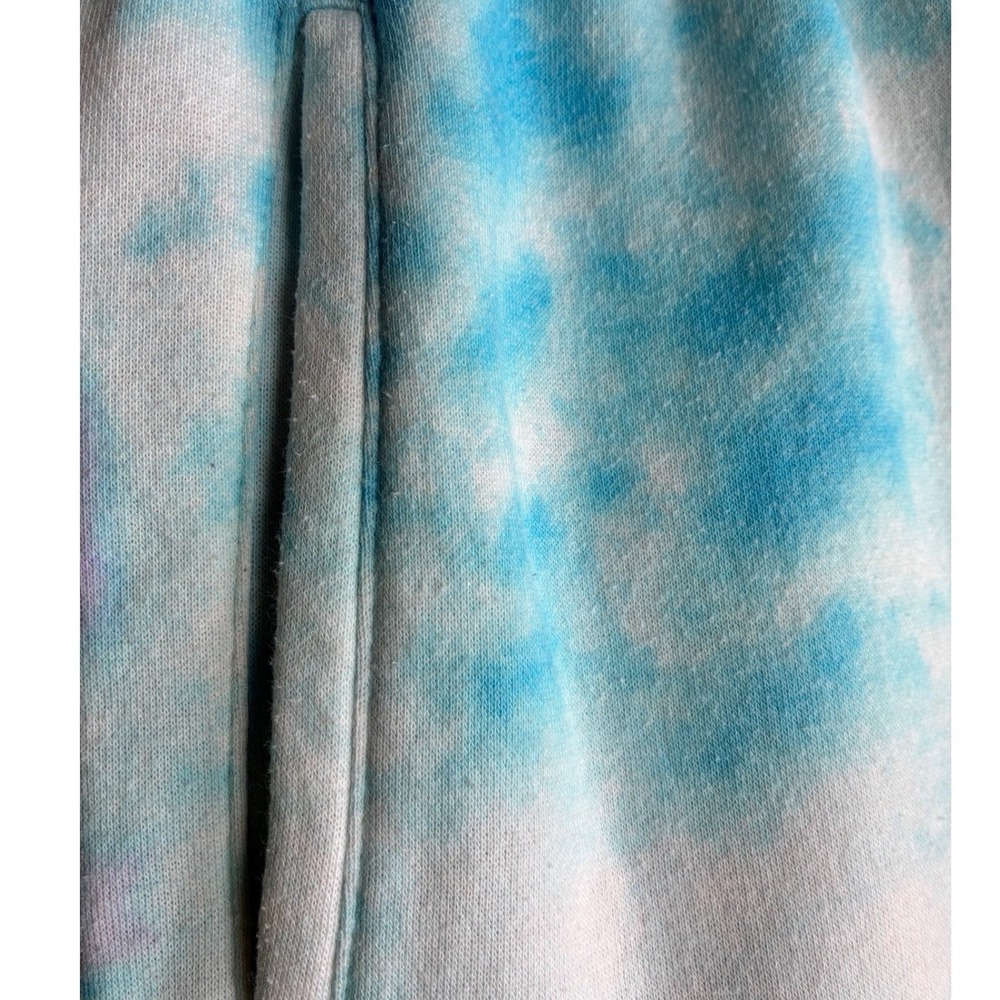 Peanuts Snoopy Takin It Easy Pastel Tie Dye Floral Joggers L - Picture 8 of 12